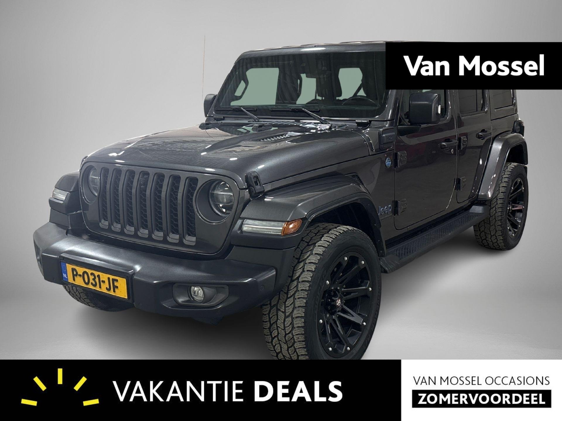 Jeep Wrangler Unlimited 4xe 380 80th Anniversary | Front off, Auto's, Jeep, Automaat, 12 maanden, 4 cilinders, Bedrijf