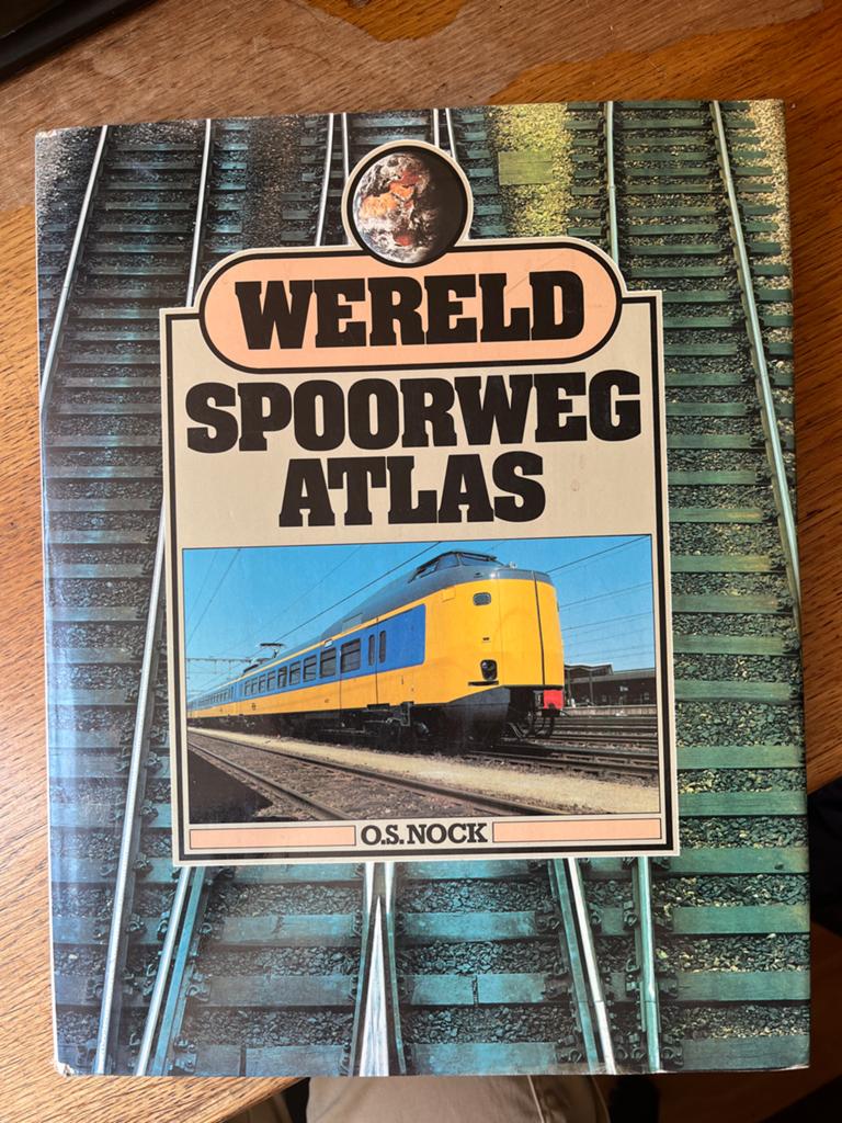 Wereld Spoorweg Atlas - O.S. Nock, Ophalen of Verzenden, Gelezen, Overige typen