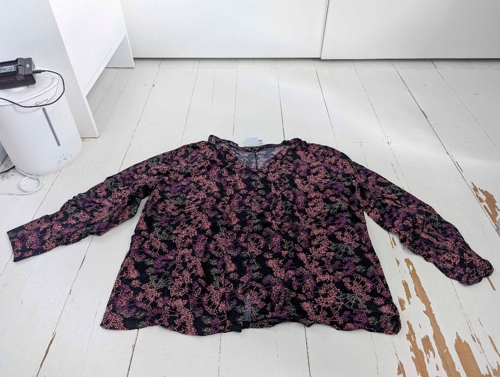 Blouse met print van Junarose, Junarose, Zwart, Maat 46/48 (XL) of groter, Ophalen of Verzenden