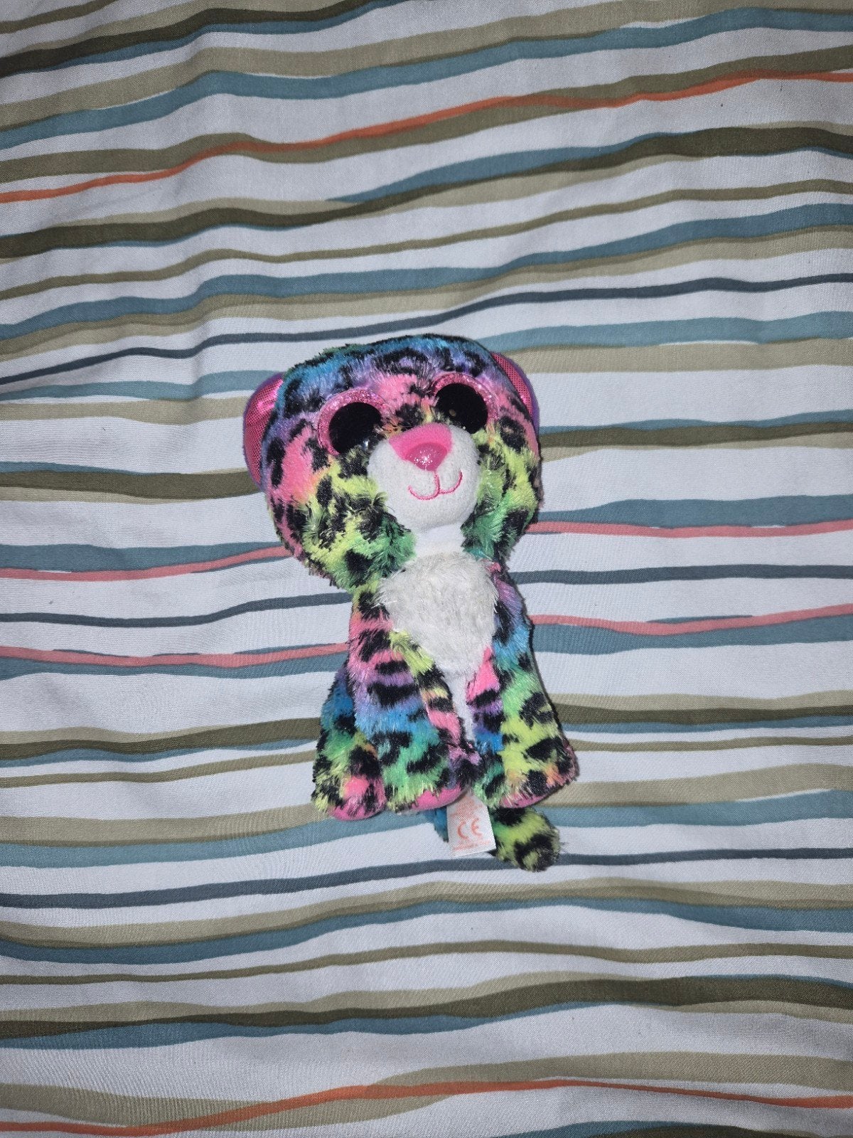 Ty Beanie Boo Dotty Leopard Pluche Knuffel 2016, Overige karakters, Overige typen, Ophalen of Verzenden, Meerkleurig