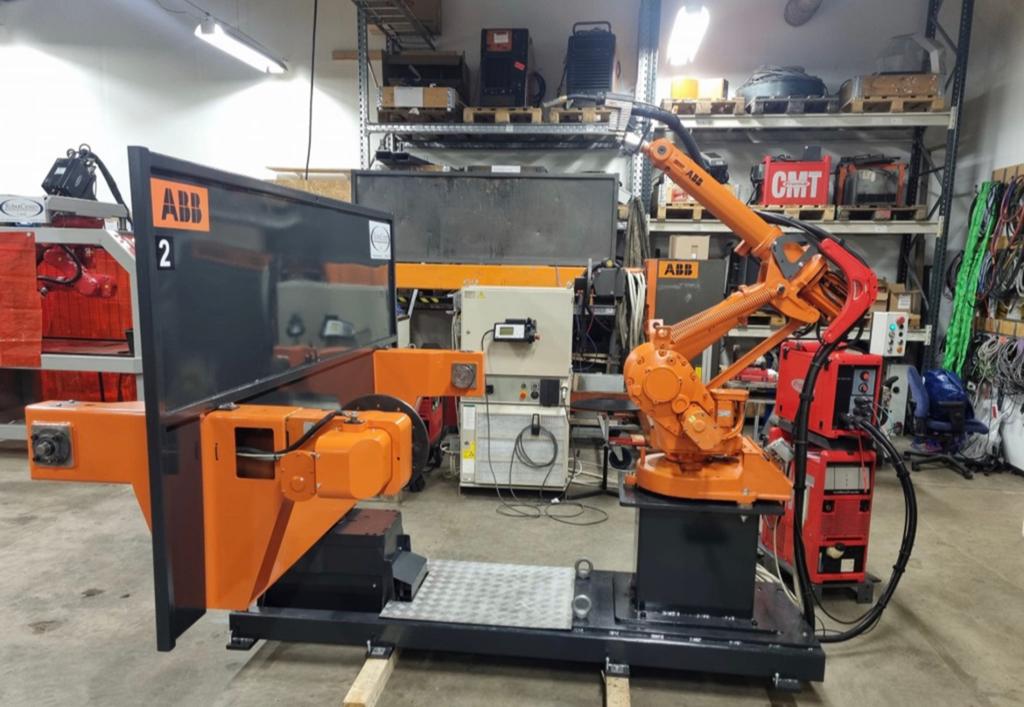 Te huur complete ABB lasrobot cel met fronius lasapparatuur, Auto diversen, Autogereedschap, Ophalen of Verzenden, Gebruikt