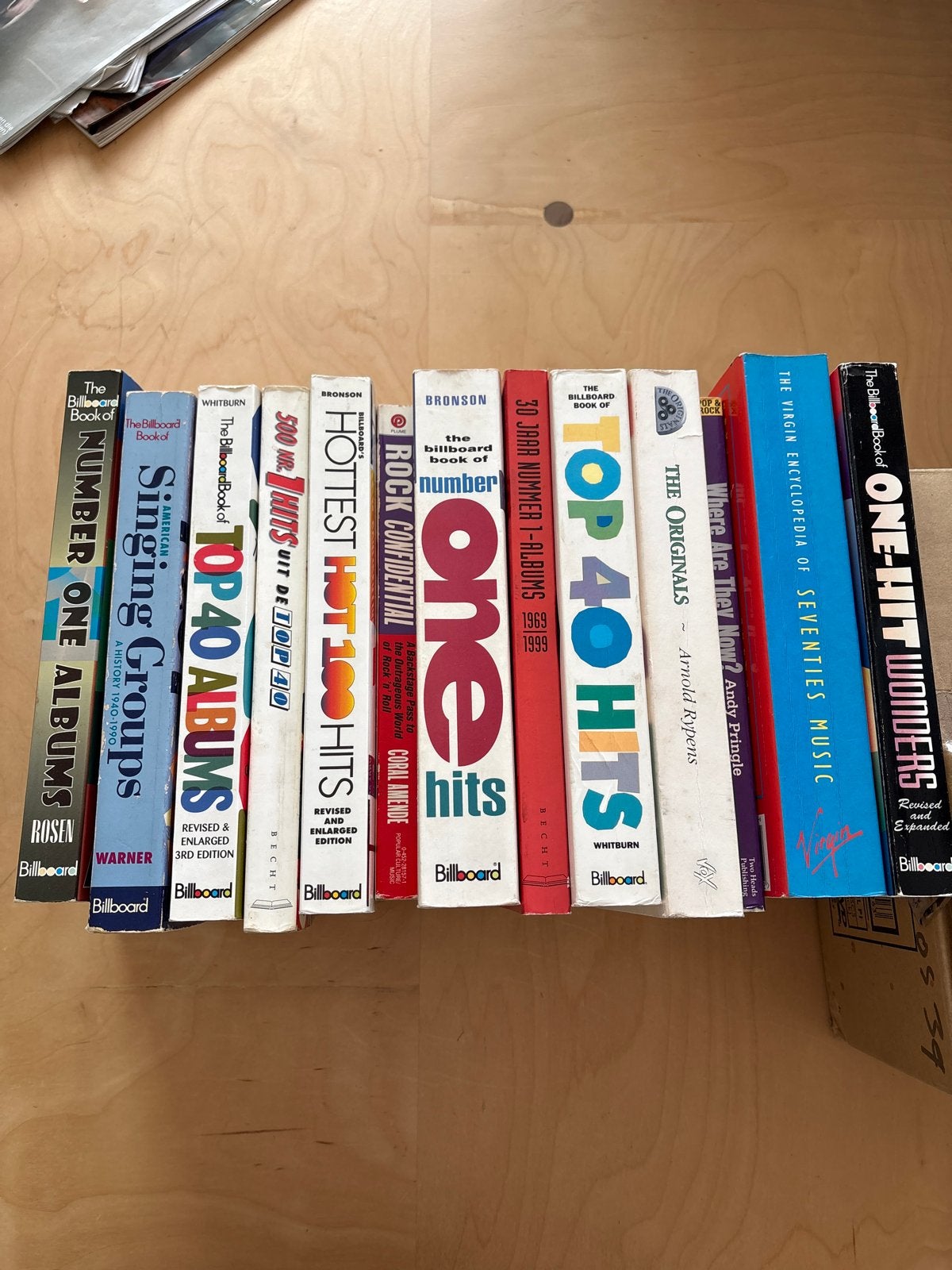 Diverse Muziekboeken: Billboard, Virgin Encyclopedie & Meer, Ophalen of Verzenden, Gelezen, Algemeen