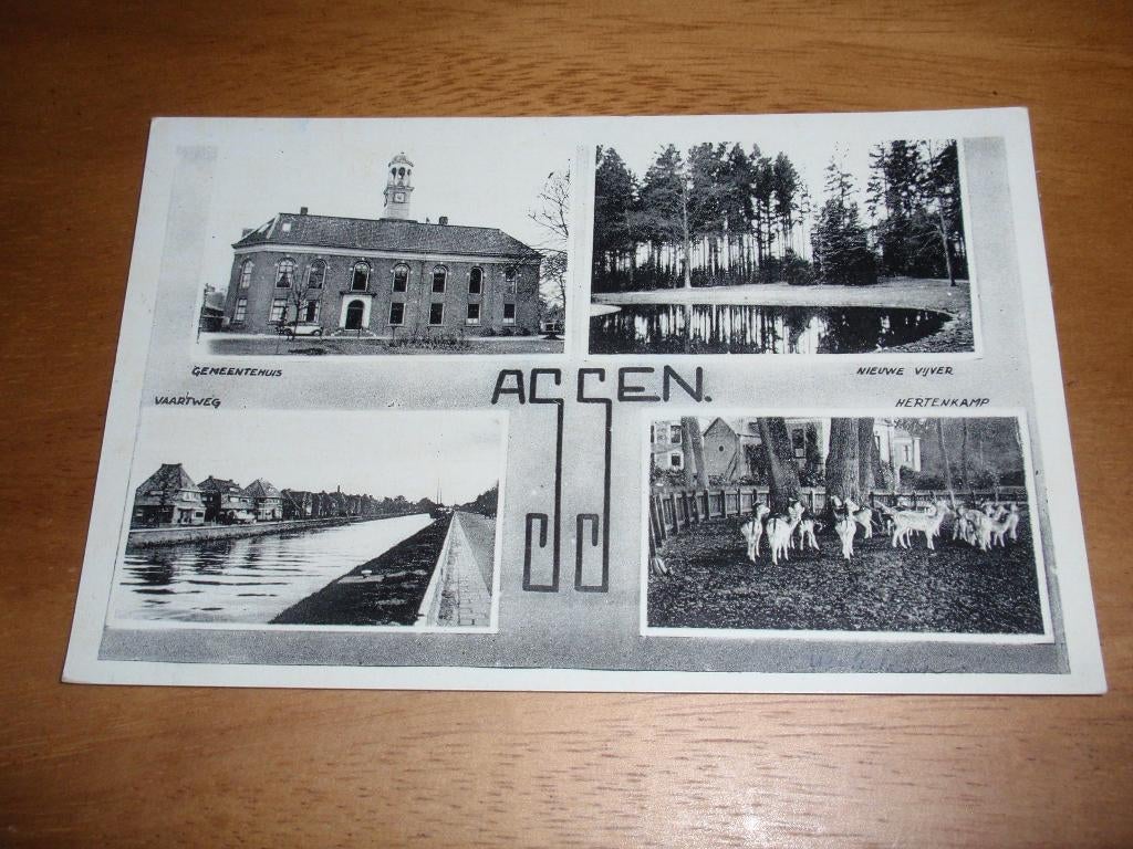 Assen 4 Luik, Verzenden, 1940 tot 1960, Ongelopen, Drenthe