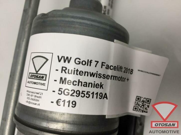 vw golf 7 gte facelift ruitenwissermotor + mechaniek 5g29551, Gebruikt, Volkswagen, Volkswagen AG, Berliner Ring 2
38440  Wolfsburg, DE