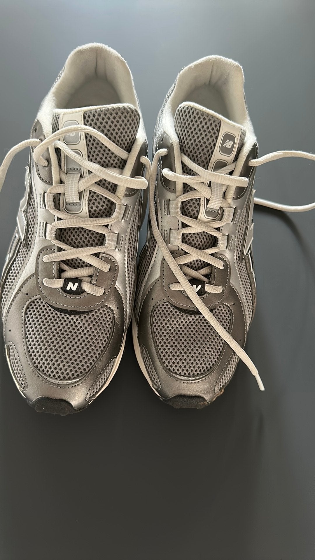 New Balance running, Kleding | Dames, Schoenen, Verzenden, Grijs, Sneakers of Gympen, Zo goed als nieuw