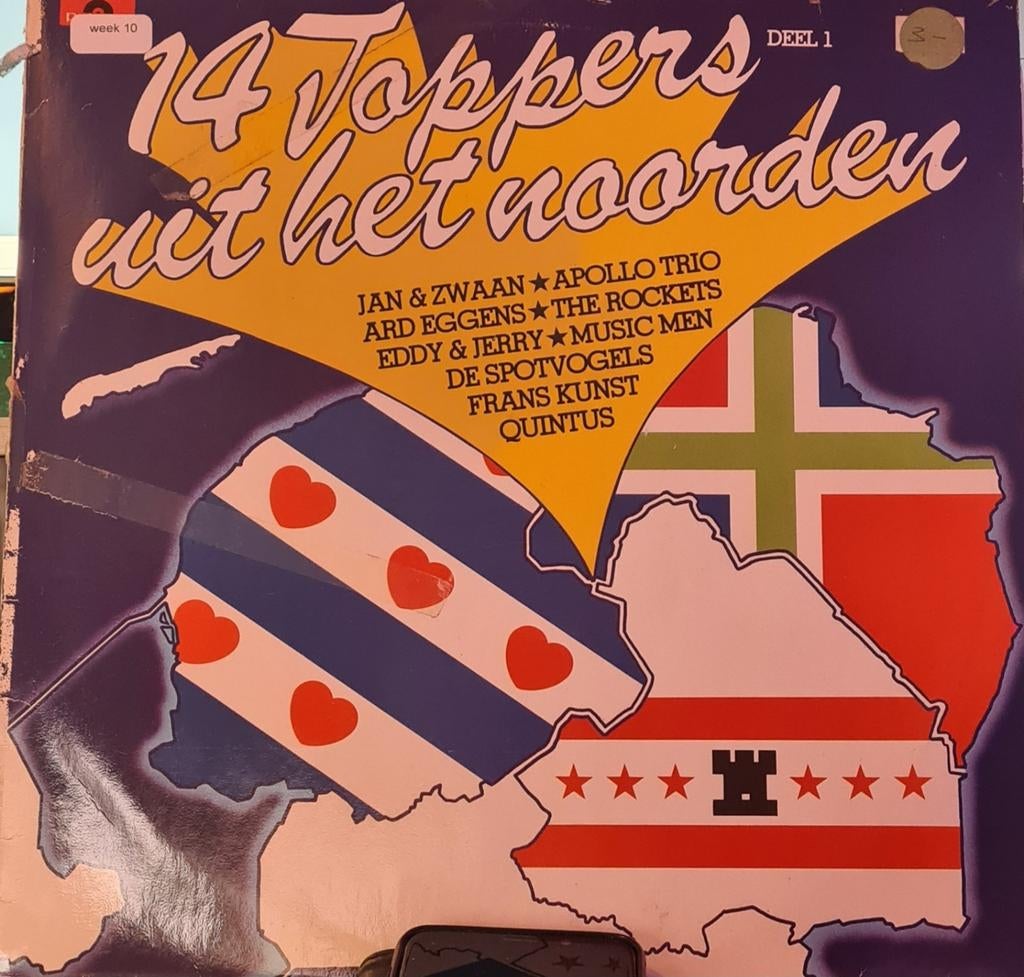 14 Toppers uit het noorden LP, Ophalen of Verzenden