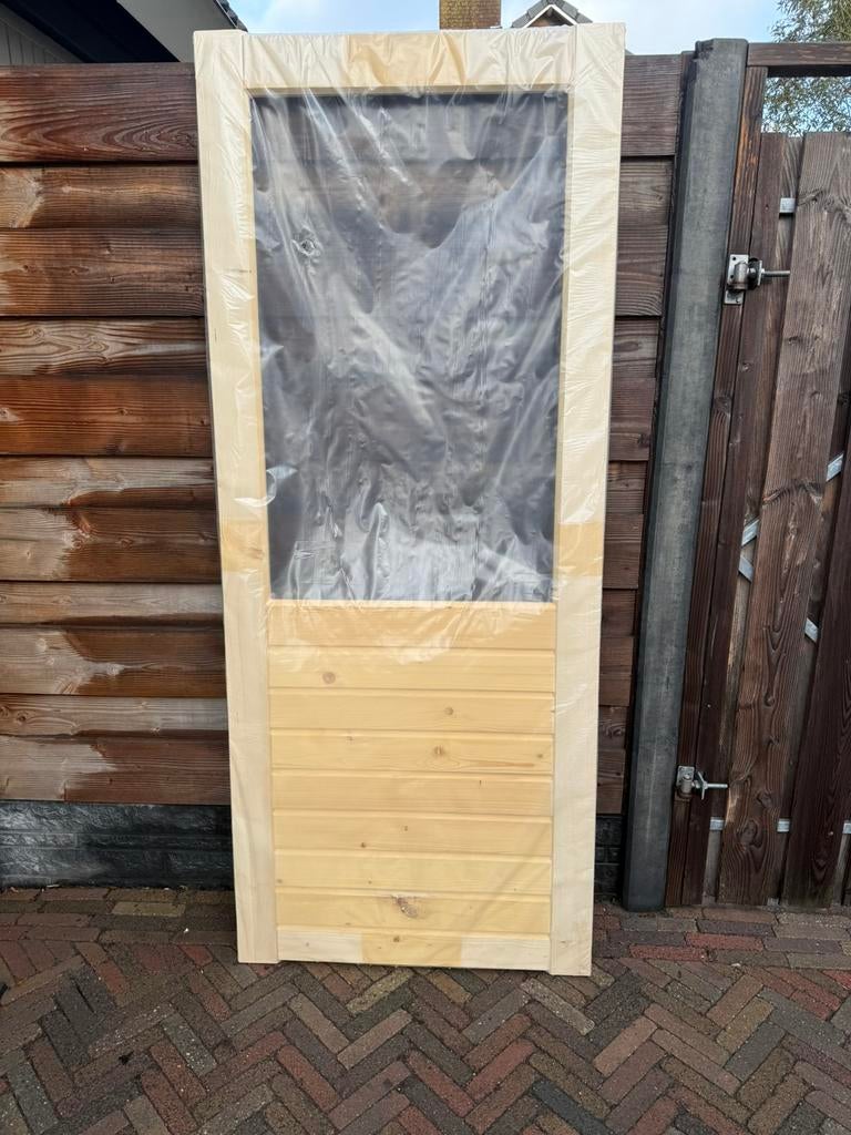 Cando ML459 buitendeur nieuw met zwart slot compleet., Doe-het-zelf en Verbouw, Ophalen, 80 tot 100 cm, Nieuw, Buitendeur