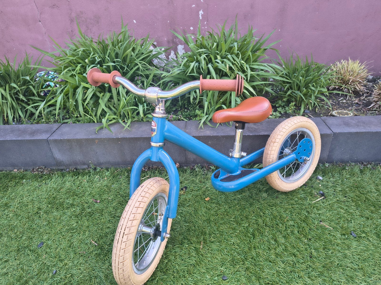 Trybike blauw loopfiets, Ophalen, Minder dan 16 inch