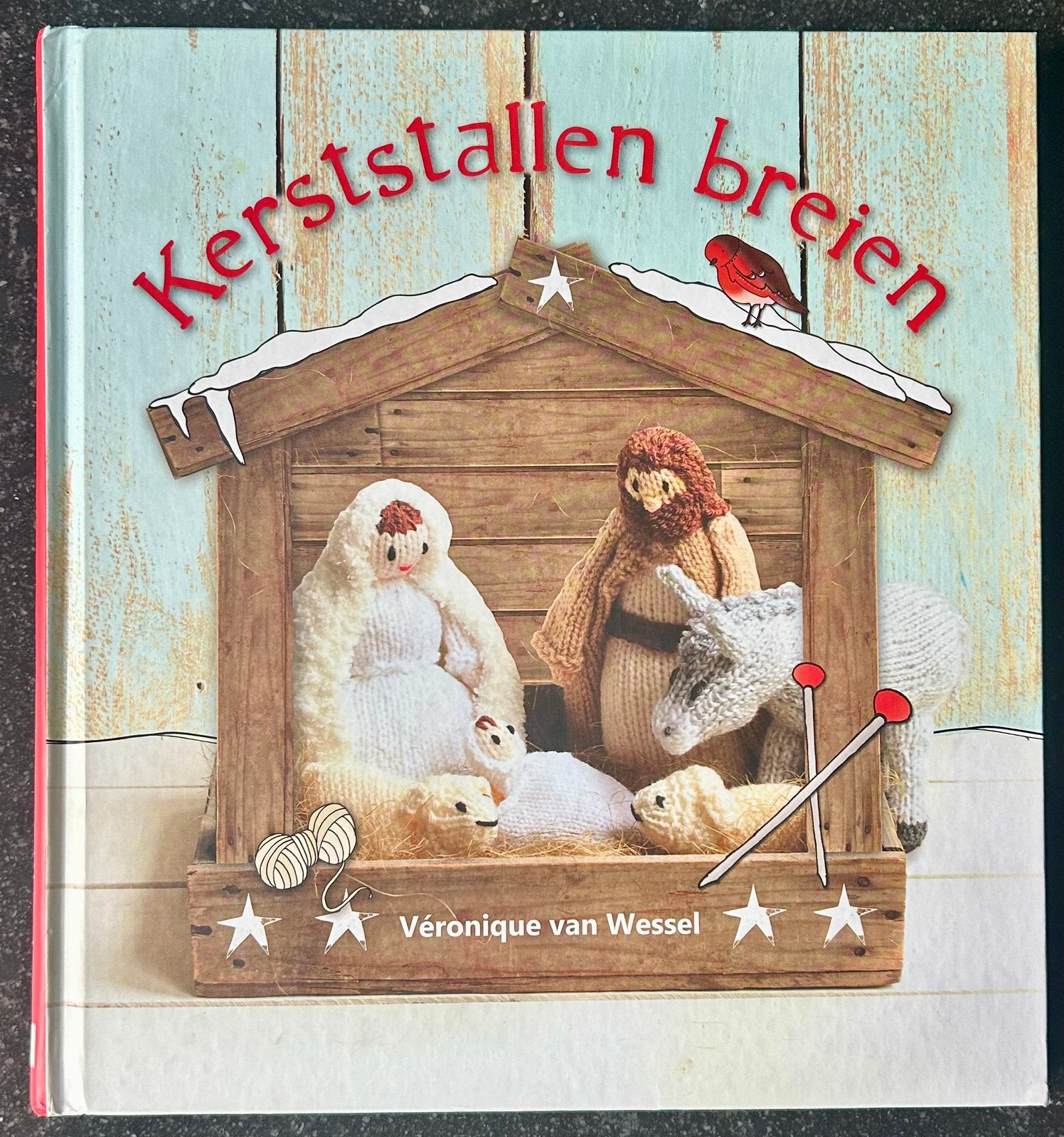 Véronique van Wessel - Kerststallen breien - 2012, Ophalen of Verzenden, Zo goed als nieuw, Breien, Patroon of Boek