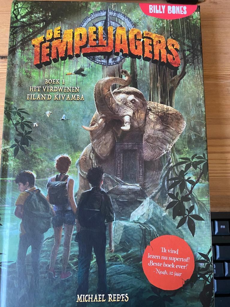 De Tempeljagers, Michael Reefs (voor kinderen 10-12 jaar), Ophalen of Verzenden, Zo goed als nieuw, Fictie