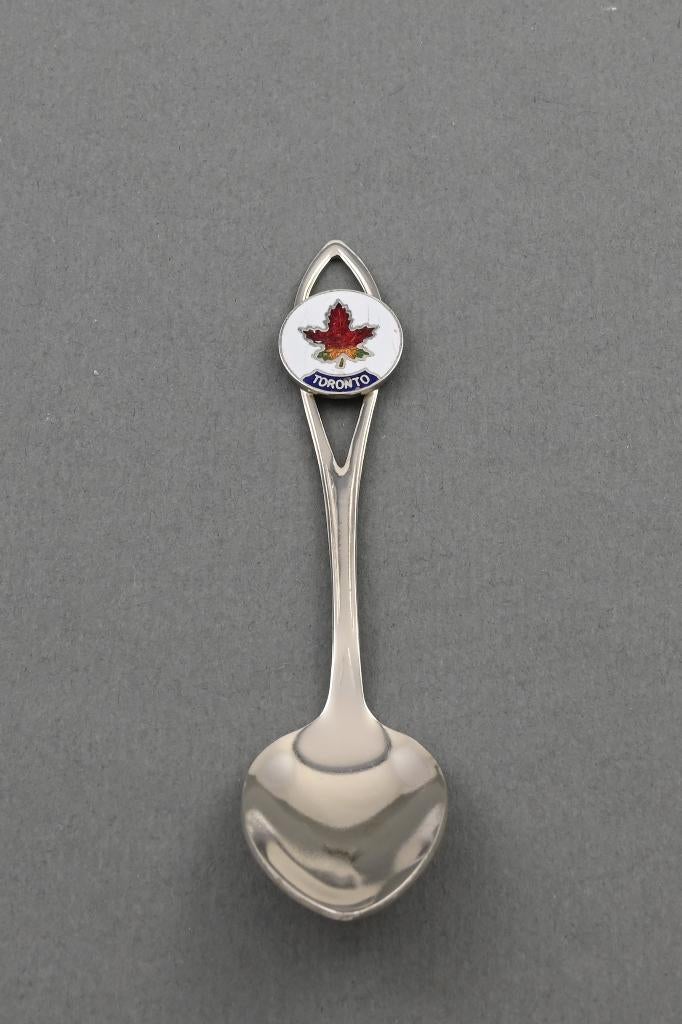 lepeltje Canada vintage souvenir; verzilverd, Verzenden