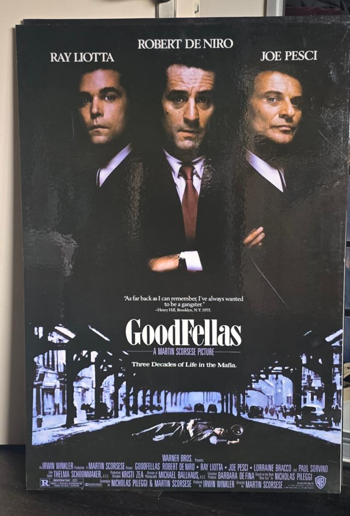 Borden Goodfellas en Casino 70x100 cm, Ophalen, Gebruikt, Poster