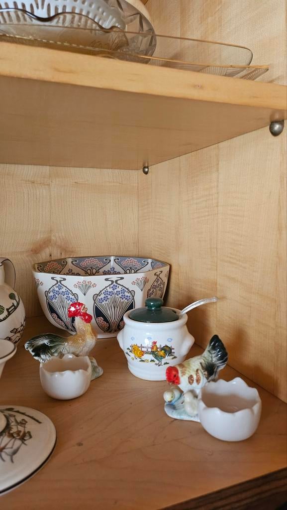 Diverse leuke serviesstukken en decoratie Teab, Ophalen, Gebruikt, Keramiek, Overige typen