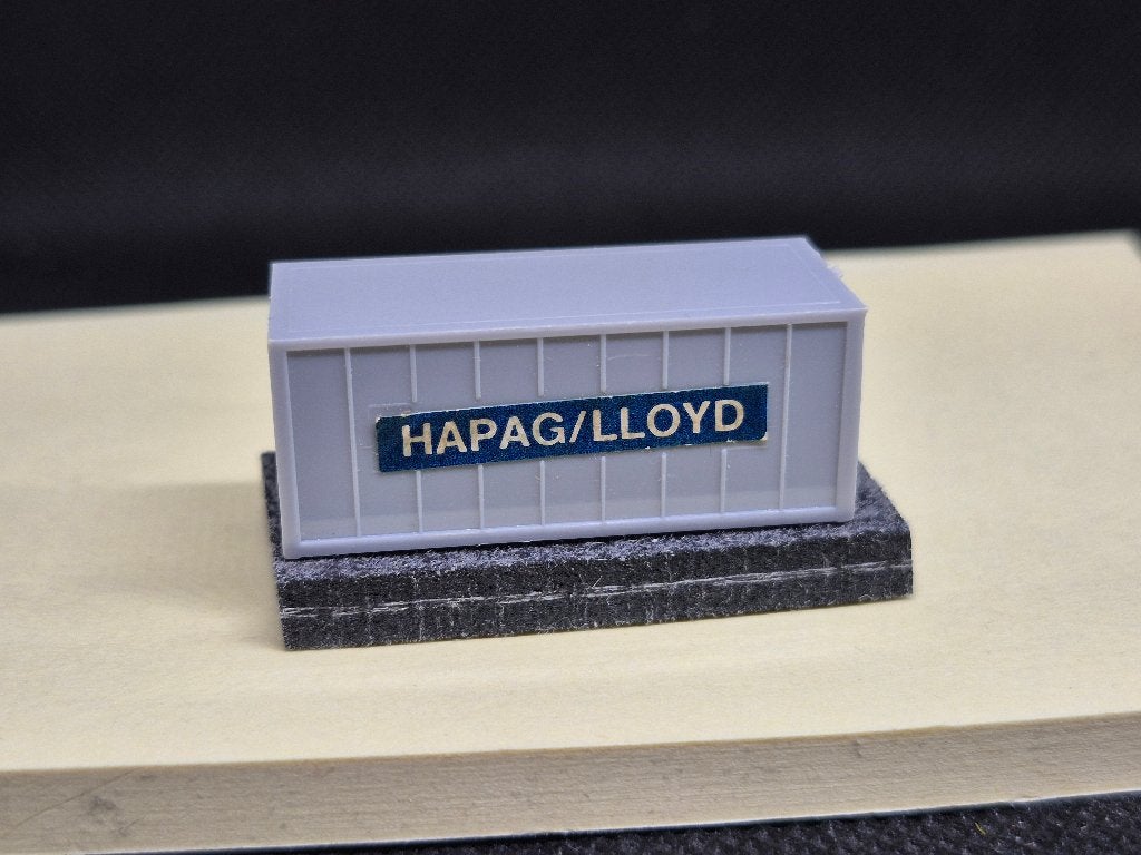 20foot zeecontainer "Hapag/Lloyd" (15358), Overige merken, Gebruikt, Gelijkstroom, Brug, Tunnel of Gebouw