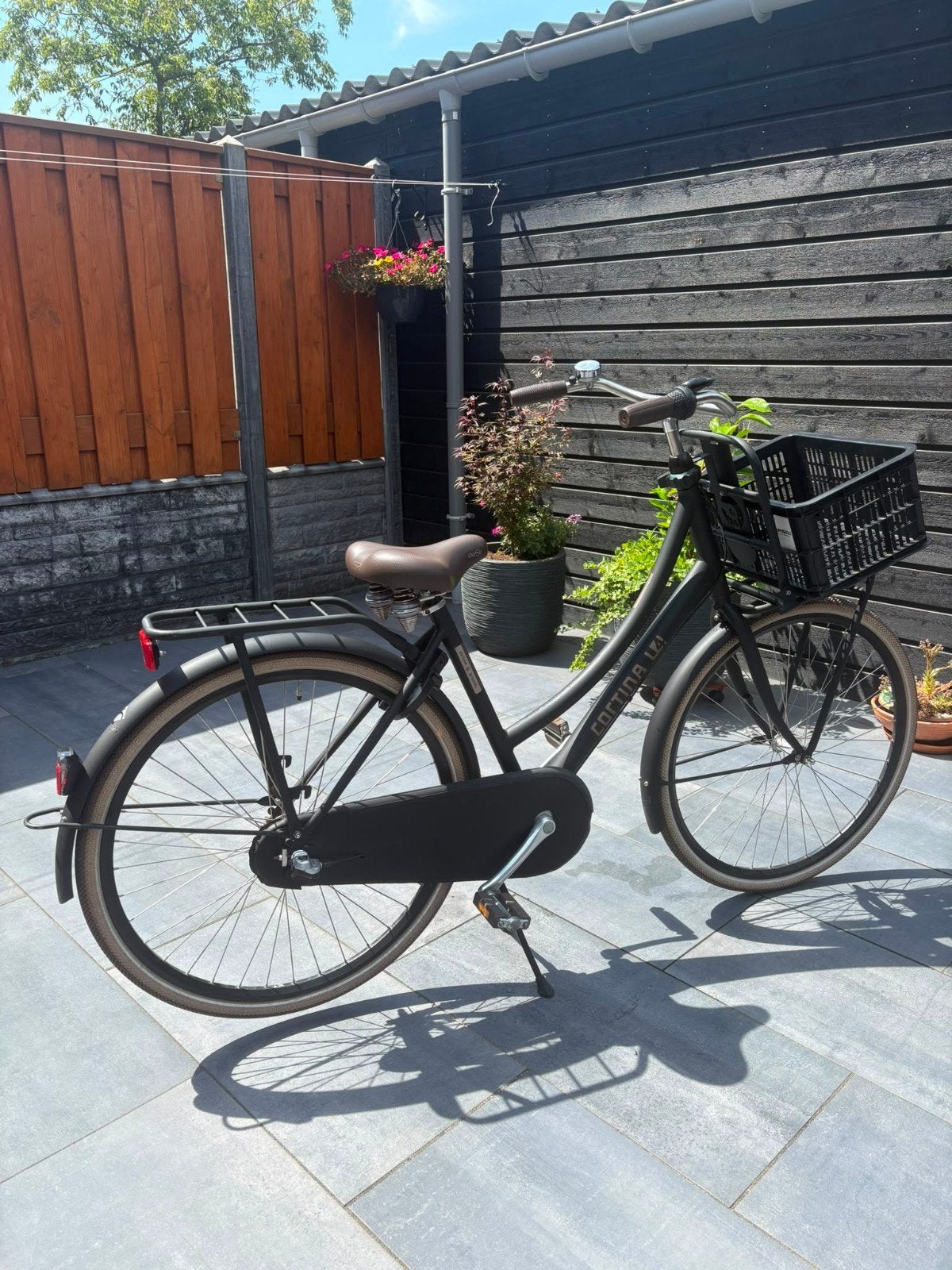 Cortina U4 Transportfiets Dames - Zo goed als nieuw, 53 tot 56 cm, Versnellingen, Zo goed als nieuw, Trommelrem
