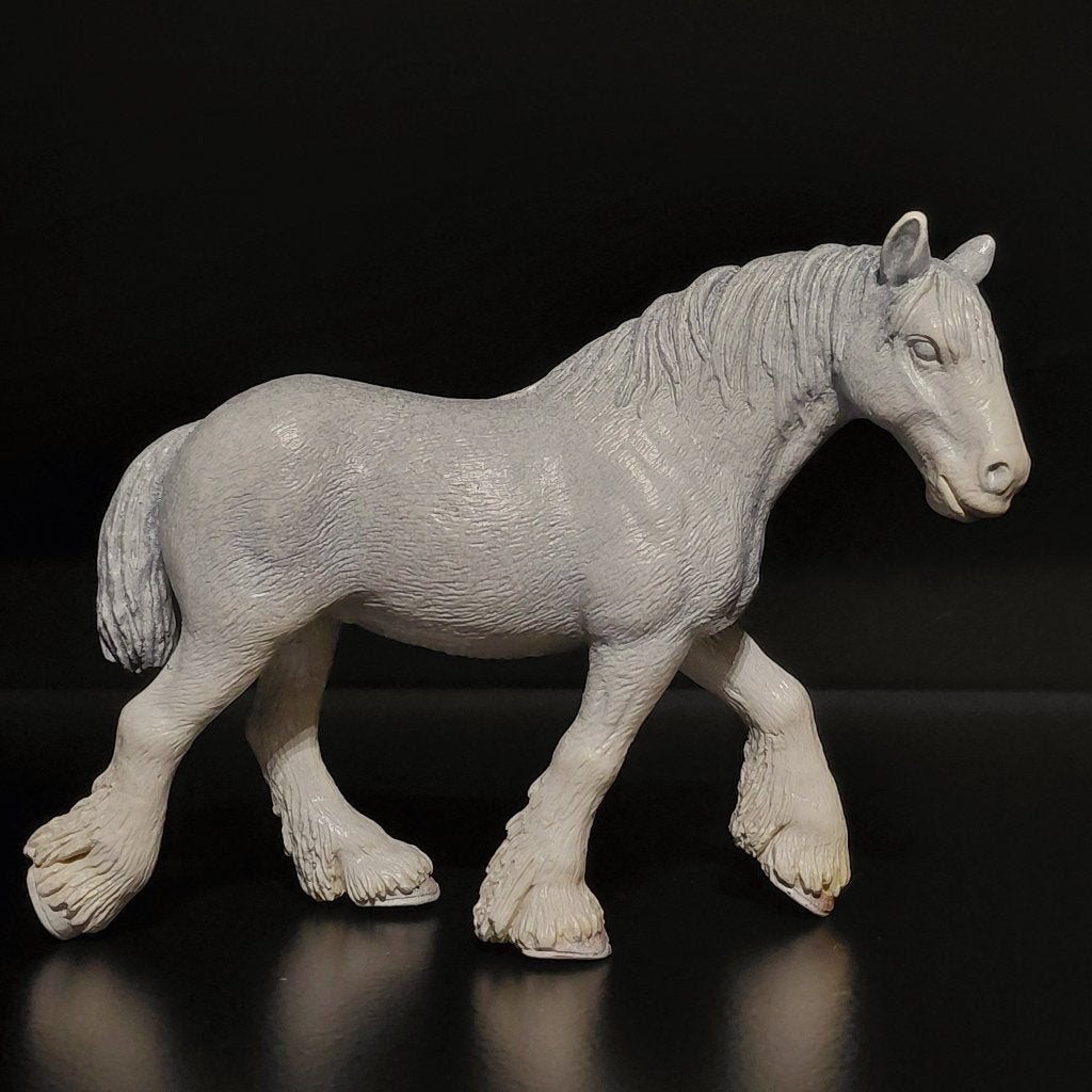 schleich shire merrie, Ophalen of Verzenden, Zo goed als nieuw, Paard, Beeldje of Figuurtje