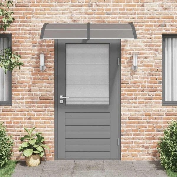 Deurluifel 150x75 cm polycarbonaat zwart nieuw in doos, Kunststof, Nieuw, Ophalen of Verzenden, .