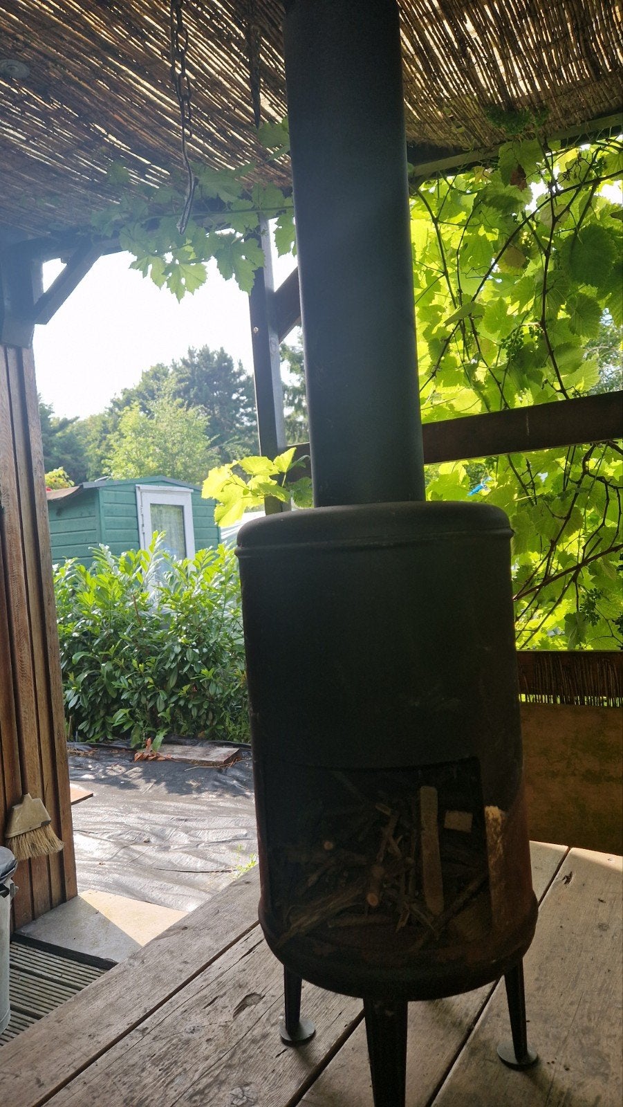 Openhaard, Tuin en Terras, Ophalen, Zo goed als nieuw