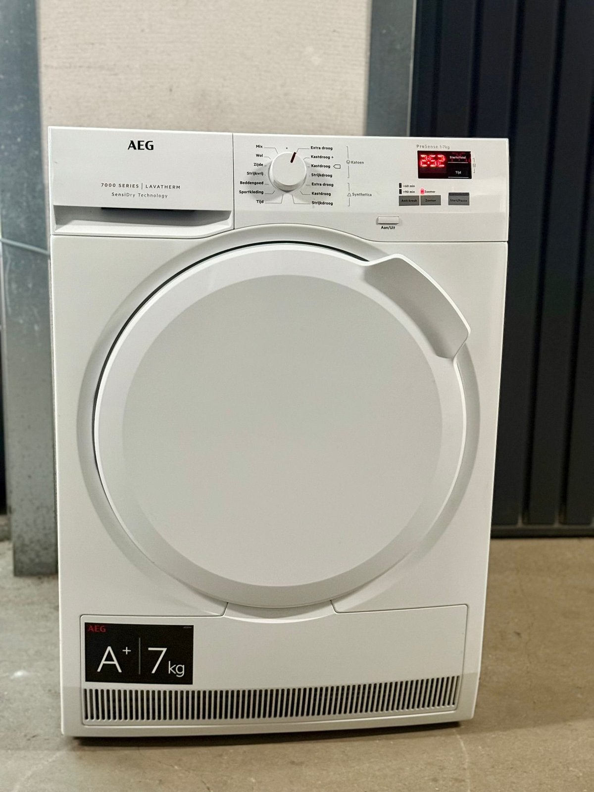 Wasdroger AEG, Witgoed en Apparatuur, Wasdrogers, Ophalen, 6 tot 8 kg, Zo goed als nieuw, Condens