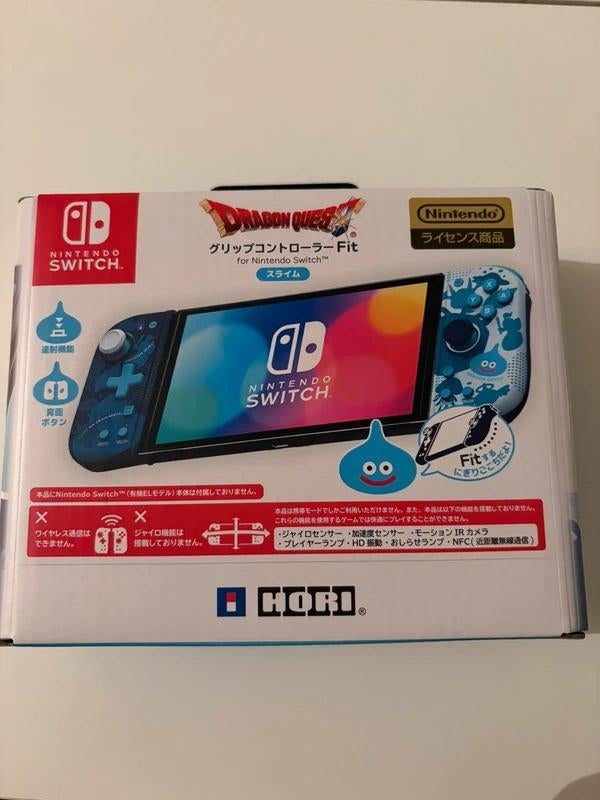 Hori grip fit for nintendo switch Slime dragon quest, Spelcomputers en Games, Spelcomputers | Nintendo Consoles | Accessoires