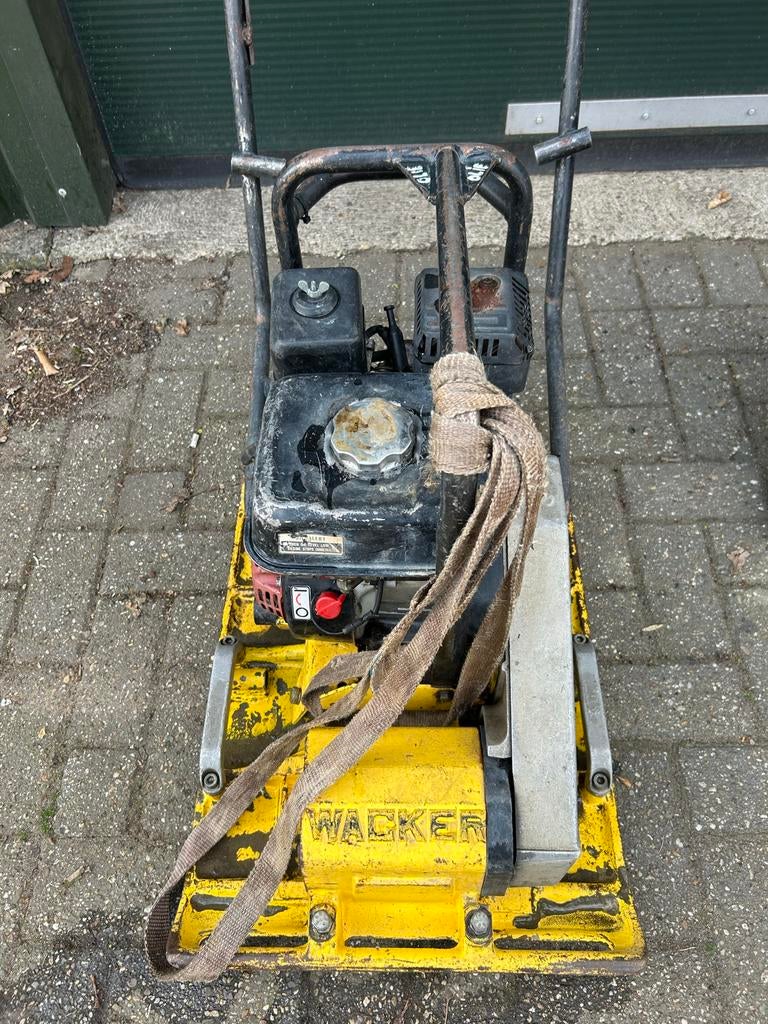 Wacker trilplaat - Gebruikt maar functioneel, Doe-het-zelf en Verbouw, Ophalen, Gebruikt