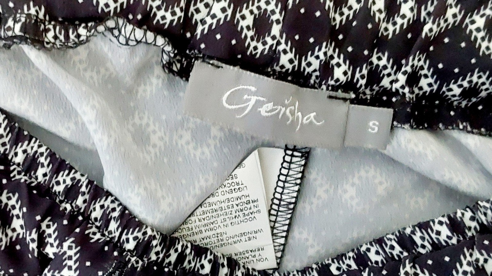 Leuke Geisha broek maat 36, Geisha, ., Zwart, Ophalen of Verzenden