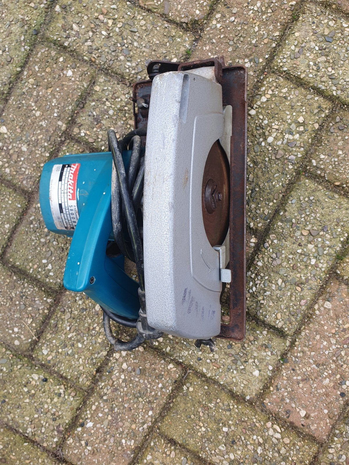 Makita 5800BR Cirkelzaag - Krachtig en Betrouwbaar, Gebruikt, Cirkelzaag, 70 mm of meer, Ophalen of Verzenden