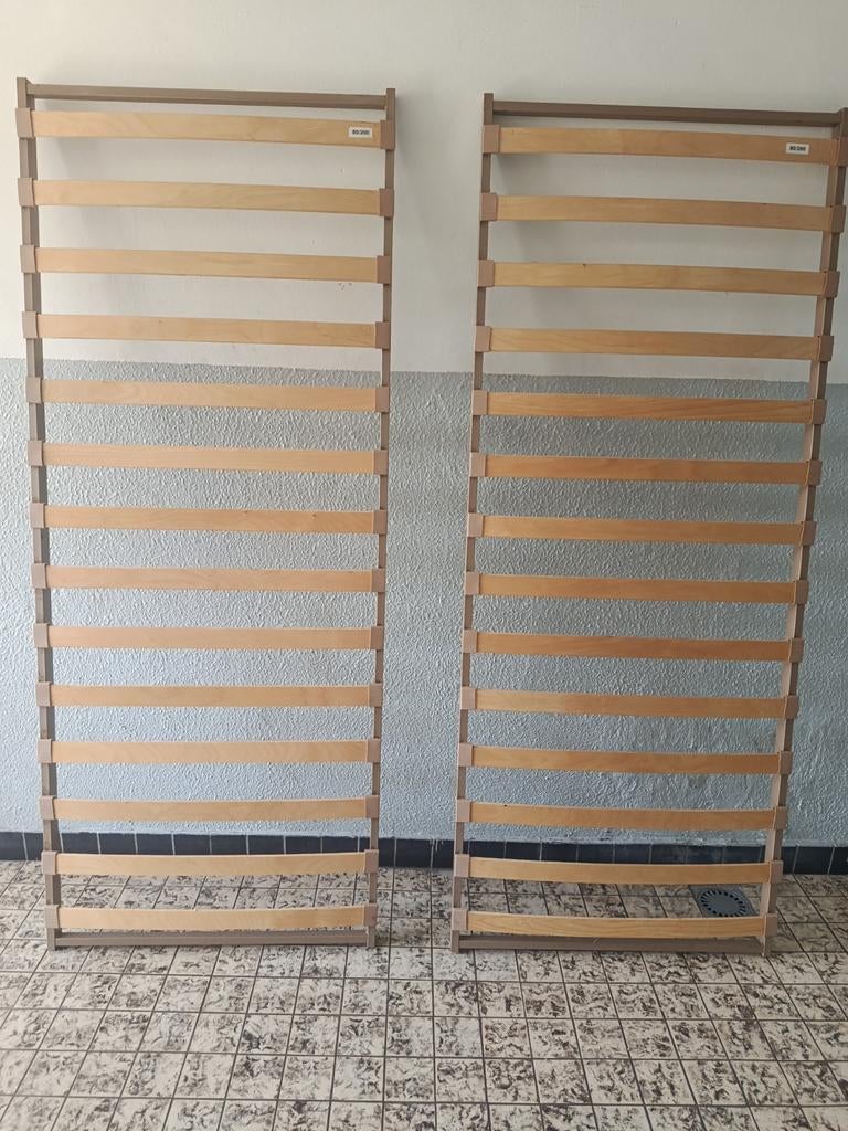 2x Bedbodem 80x200 cm, Huis en Inrichting, Slaapkamer | Matrassen en Bedbodems, Ophalen