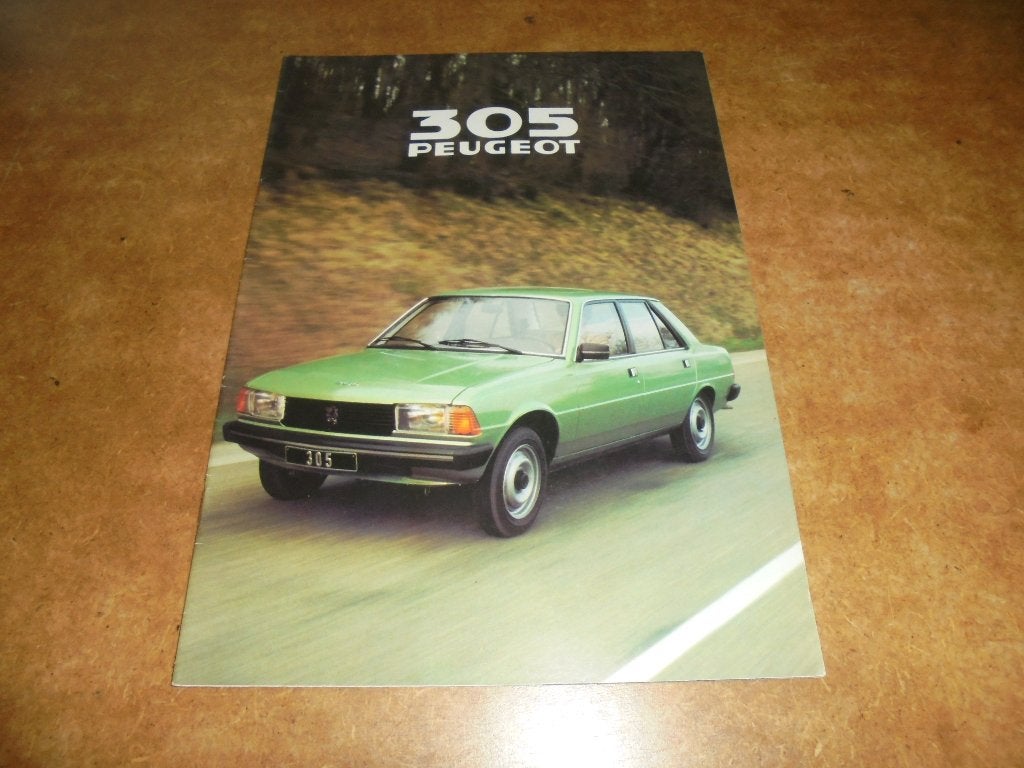 brochure Peugeot 305 modellen 1979, Ophalen of Verzenden, Zo goed als nieuw, Peugeot