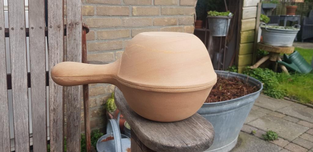 Grespot om kastanjes te poffen - Terracotta, Ophalen of Verzenden, Gebruikt, Overige materialen, Overige typen