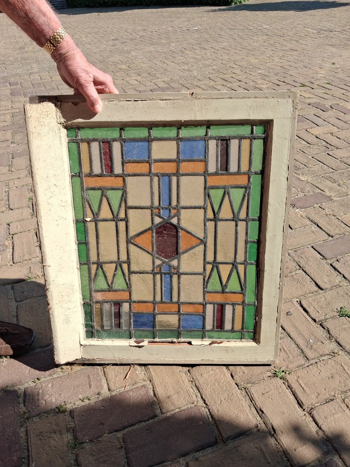 Glas in lood, Ophalen, Gebruikt, Minder dan 80 cm, Overige typen