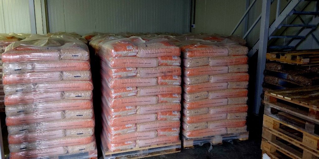 Pelletkachel Pellets naaldhout Pure Power A1 EN PLUS, Ophalen, Gebruikt, Overige brandstoffen, Pelletkachel