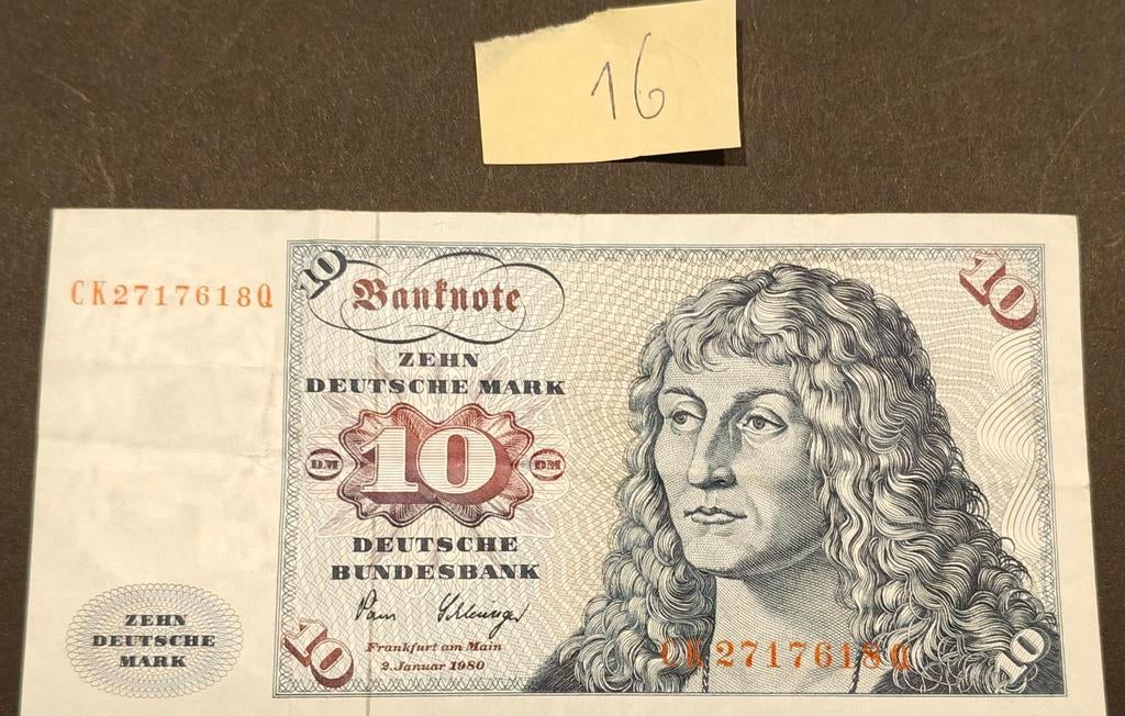 10 Deutsche Mark (1980) – Deutsche Bundesbank, Ophalen of Verzenden, Duitsland