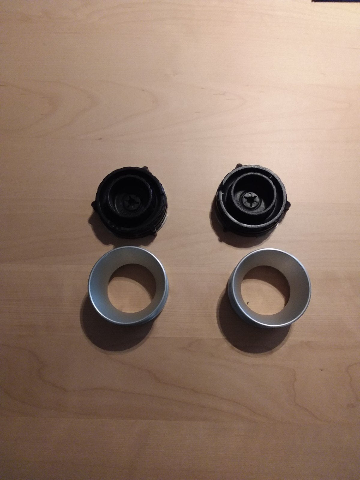 Originele aluminium ReVox kappen voor bandrecorders, Ophalen, Gebruikt, Audio