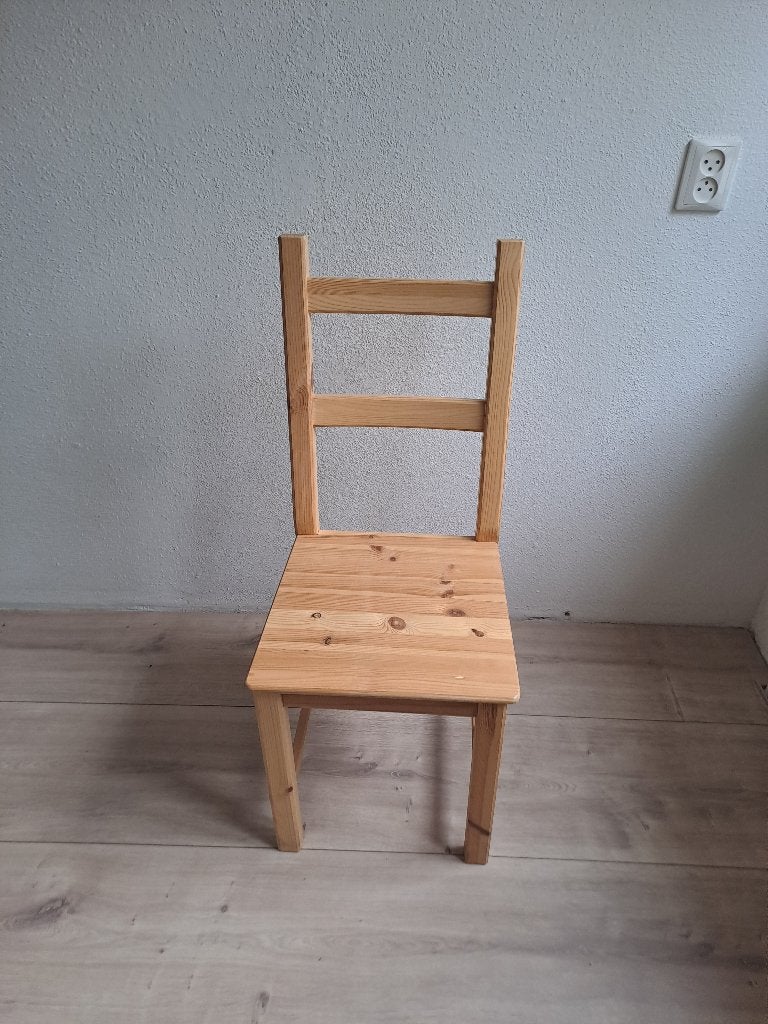Stoel, van hout, Ophalen, Gebruikt, Overige kleuren, Eén