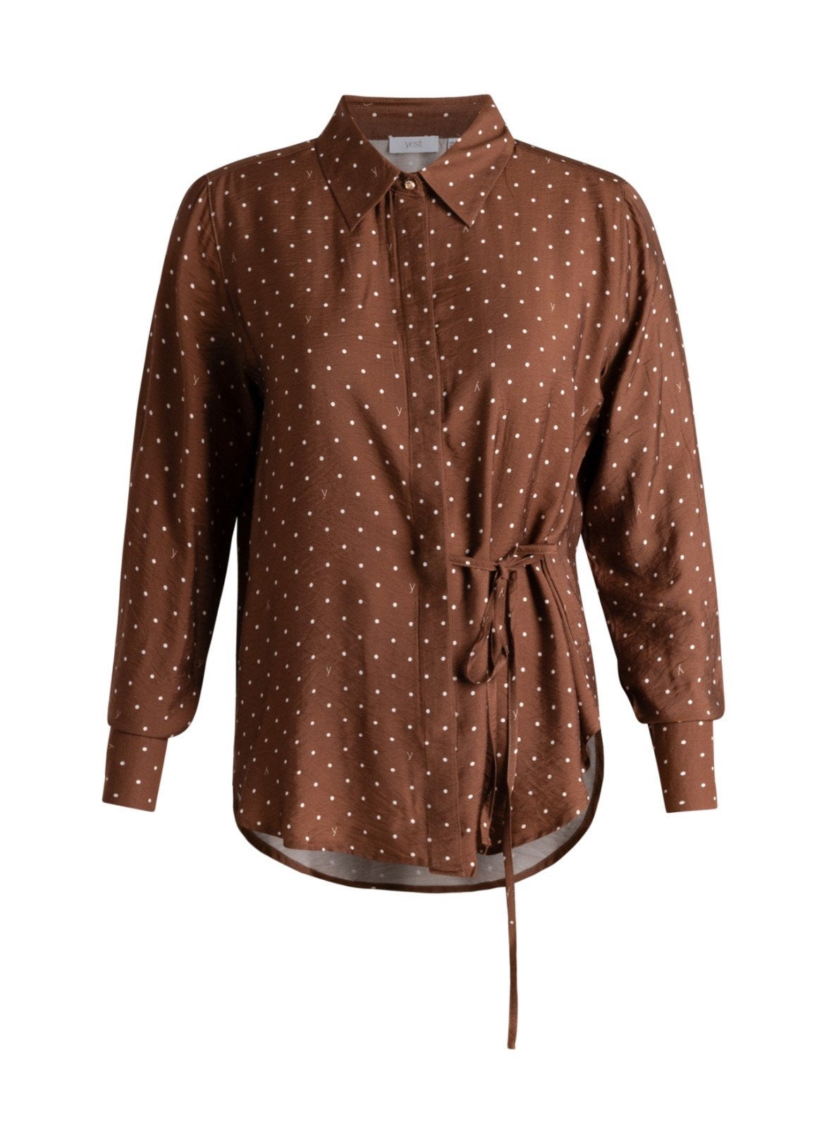 Mocca bruine blouse Tuva van Yest Curve Maat 50, Kleding | Dames, Bruin, Blouse of Tuniek, Yest Curve, Nieuw