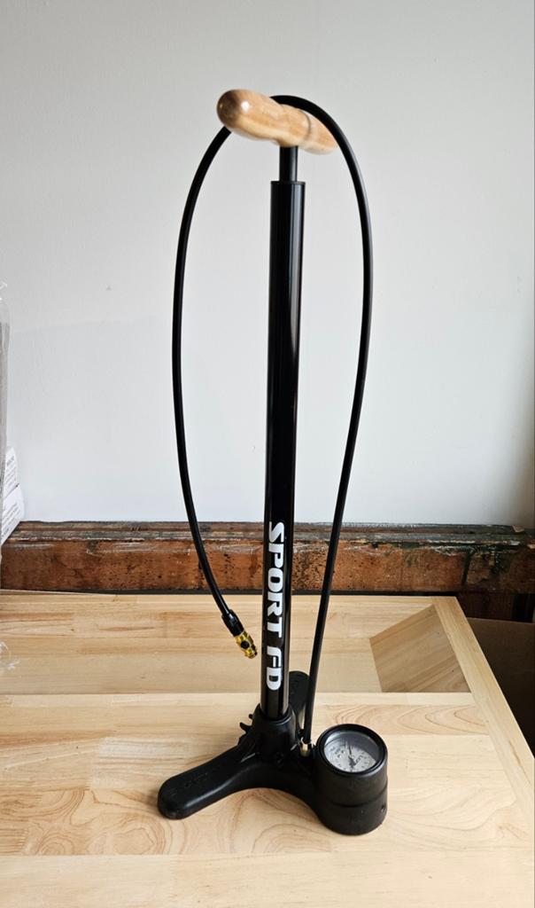 Lezyne Sport FD ABS vloer fietspomp, Ophalen, Drukmeter, Zo goed als nieuw