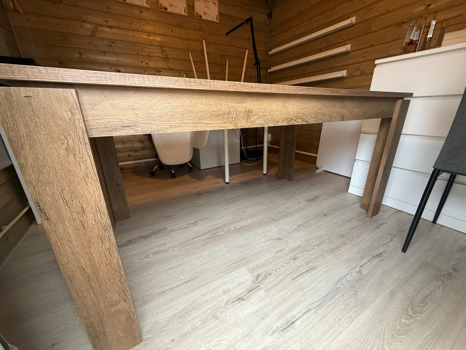 Eettafel 160x90 cm, Huis en Inrichting, Tafels | Eettafels, Ophalen, Gebruikt, 50 tot 100 cm, 150 tot 200 cm