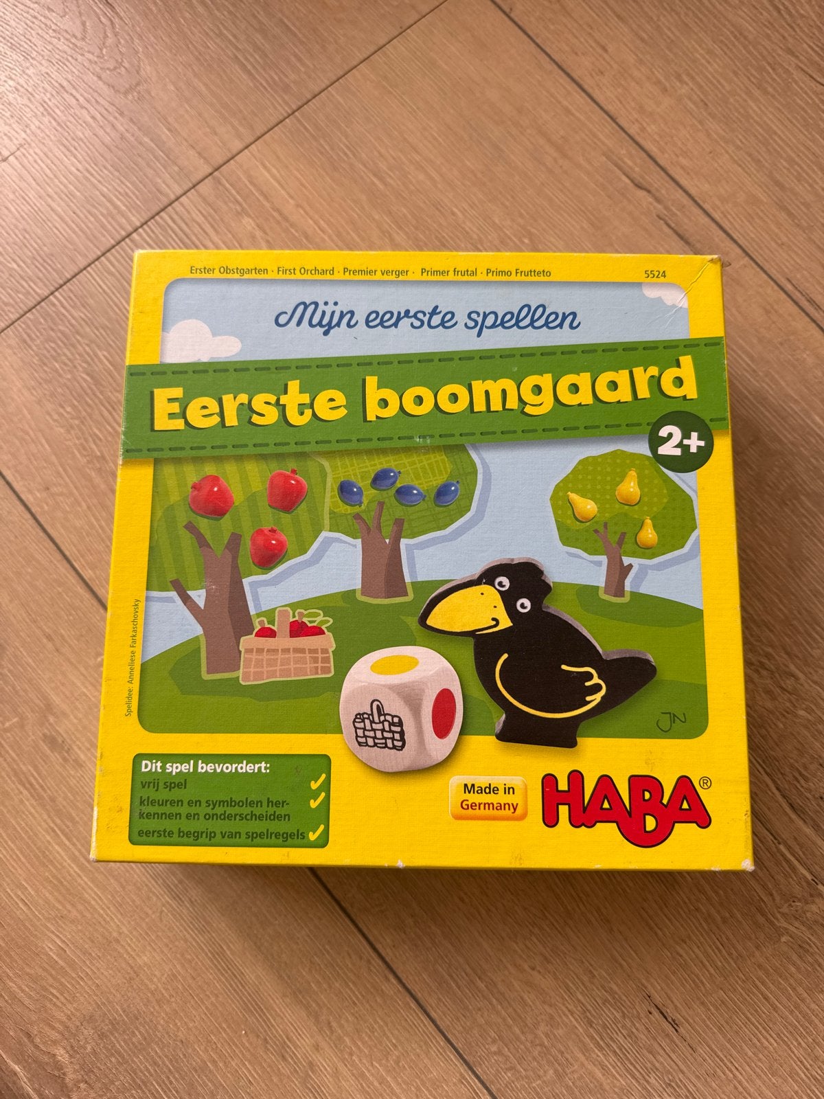Haba Eerste Boomgaard - Compleet gezelschapsspel, Ophalen of Verzenden, Gebruikt, Overige typen