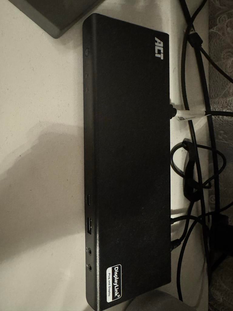 ACT USB-C Triple 4K Docking Station DisplayLink HDMI USB, Computers en Software, Dockingstations, Ophalen of Verzenden, Gebruikt