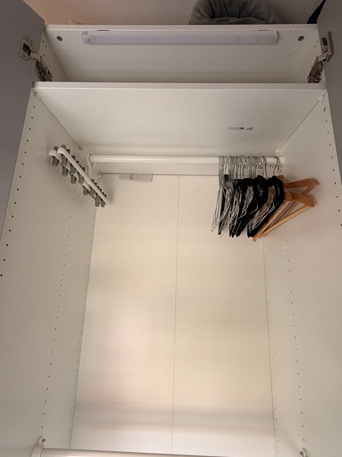 IKEA PAX Kast 58cm met spiegeldeuren en complete inrichting, Ophalen, 100 tot 150 cm, 200 cm of meer, Zo goed als nieuw