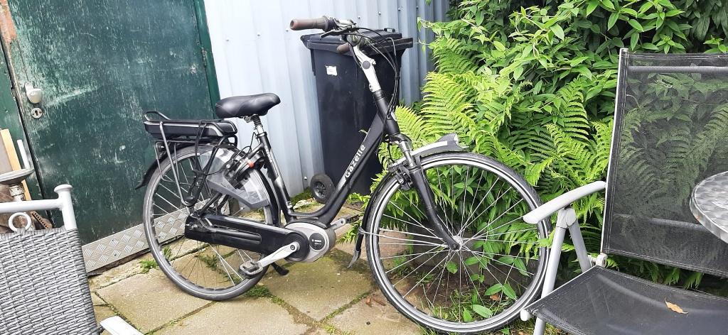 Elektrische Gazelle damesfiets, Fietsen en Brommers, Fietsen | Dames | Damesfietsen, Ophalen, Versnellingen, 56 cm of meer, Zo goed als nieuw