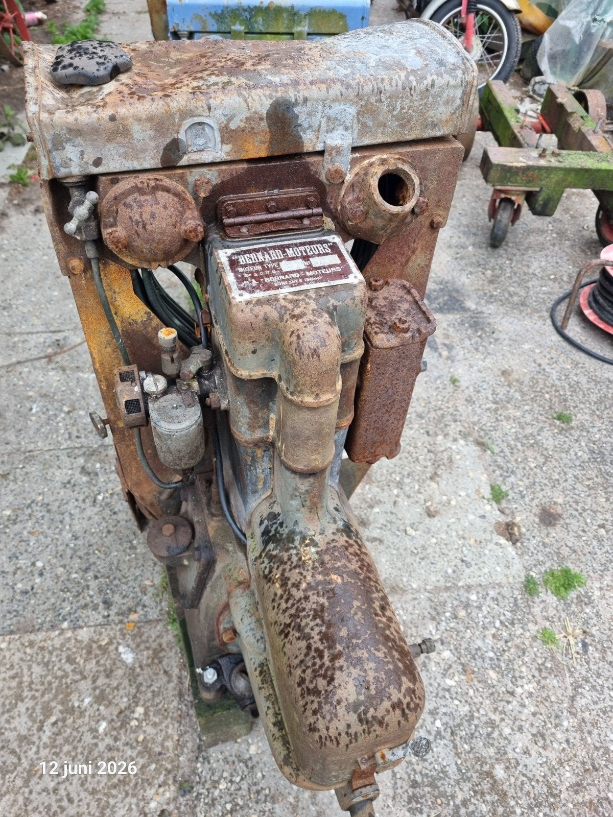 3x bernard w1 loop of sloop stationaire motor, Ophalen, Gebruikt, Elektromotor