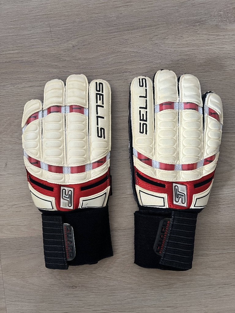 Sells Professionele Keepers handschoenen, Maat M, Ophalen of Verzenden, Zo goed als nieuw, Handschoenen