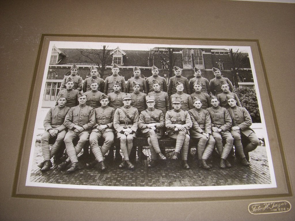 MOOIE groepsfoto Nederlandse militairen Mobilisatie 1939-40, Verzamelen, Ophalen of Verzenden, Landmacht, Nederland, Foto of Poster