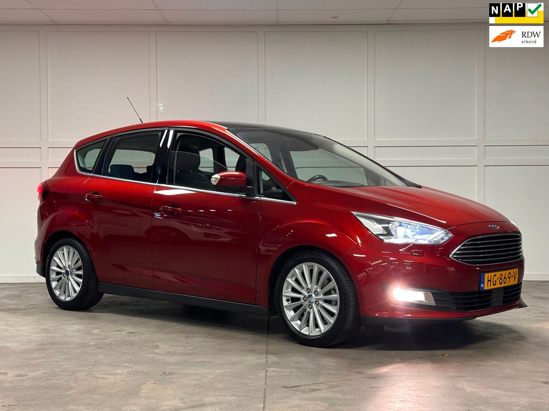 Ford C-Max 1.5 Titanium / Automaat / 2015 / Pano / Cruise, 15 km/l, Euro 6, 4 cilinders, 150 pk