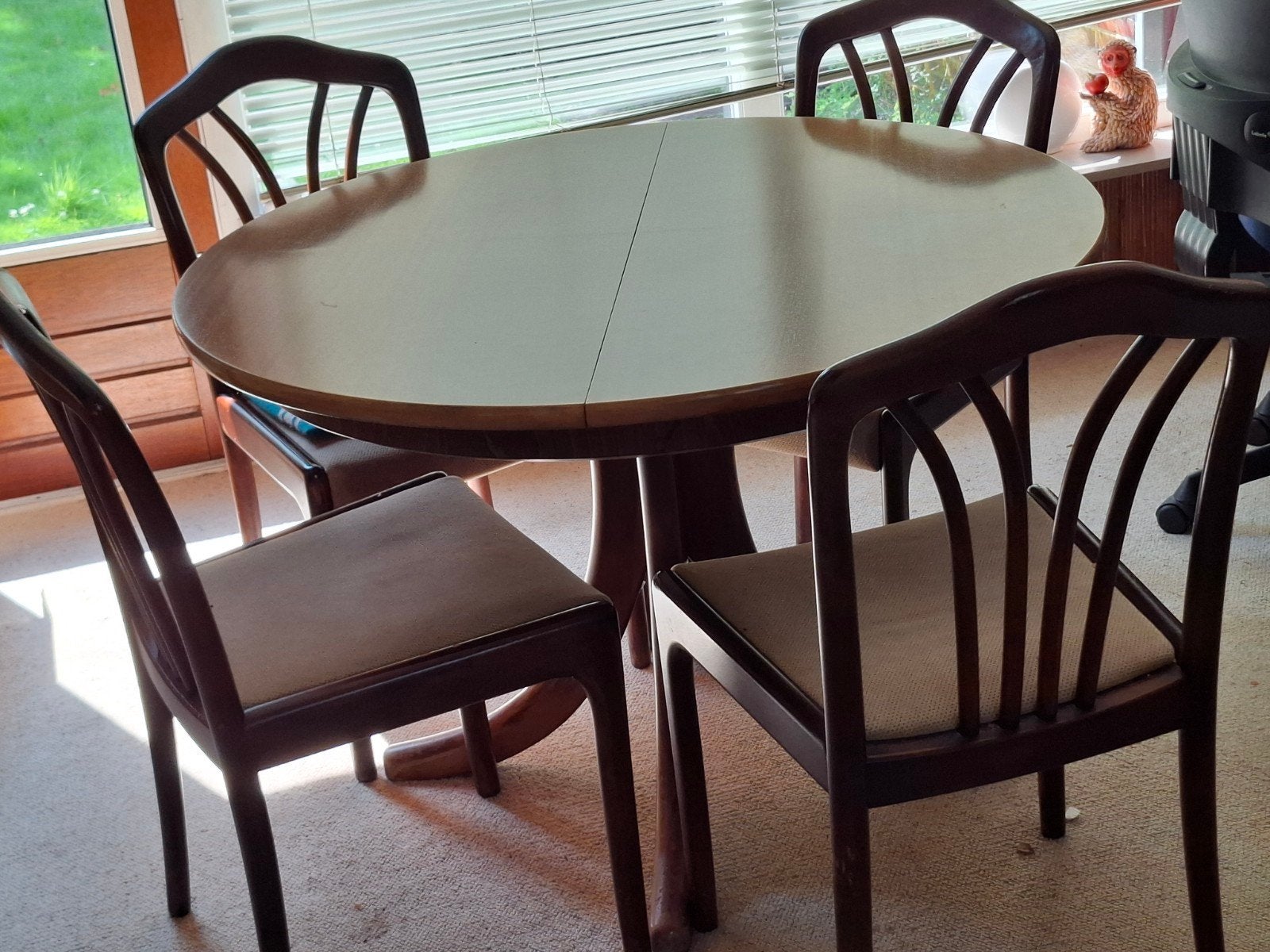 Eettafel met 4 stoelen, Ophalen, 4 tot 6 stoelen