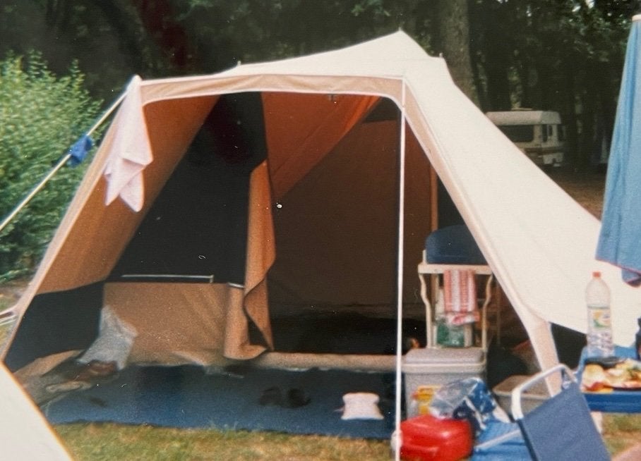 Tent 4 persoons, Caravans en Kamperen, Ophalen, Gebruikt, Tot en met 4