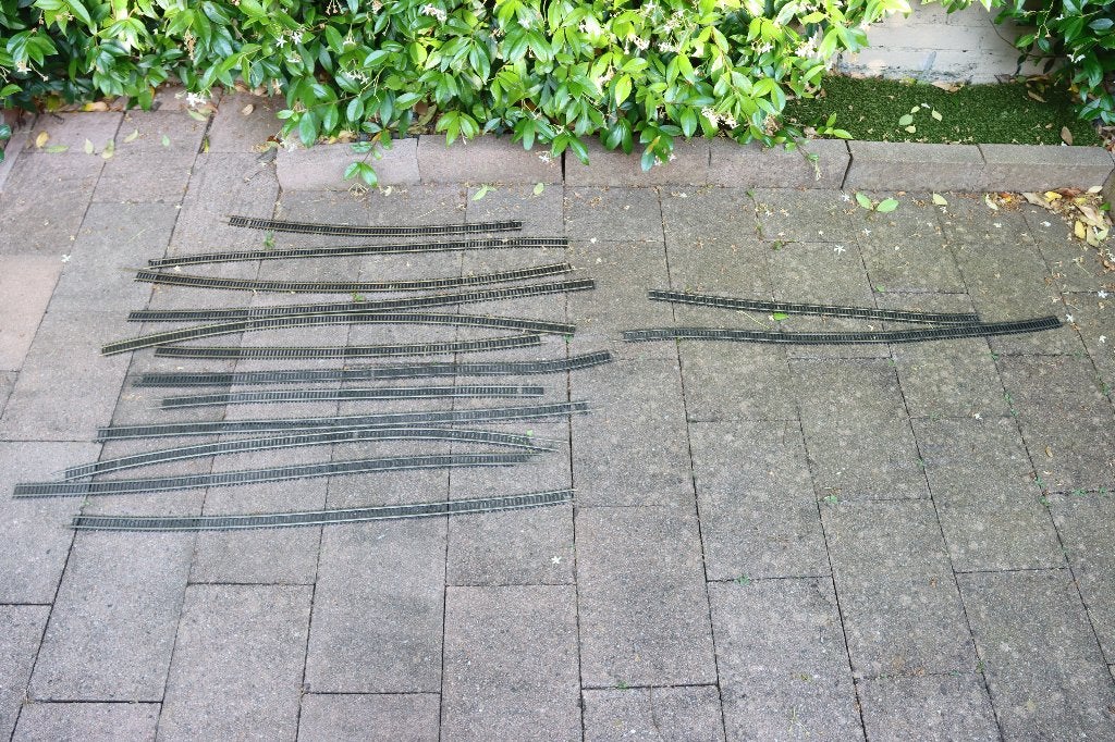 Flex rails 14 stuks, Gelijkstroom, Rails, Ophalen of Verzenden, Roco