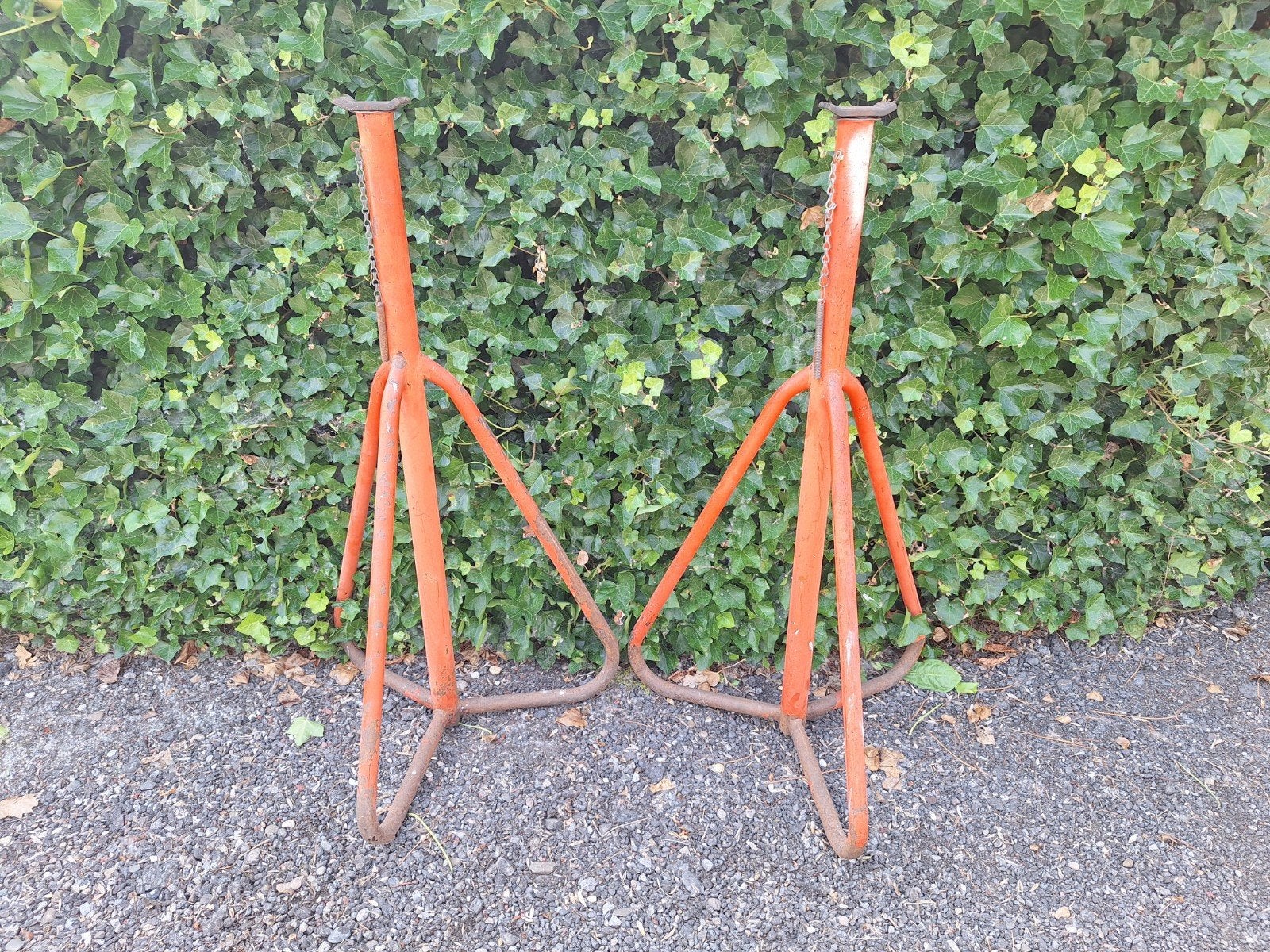 Assteunen set  - 196 cm maximale hoogte, Auto diversen, Autogereedschap, Ophalen, Gebruikt